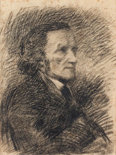 Porträt von Richard Wagner von Pierre Auguste Renoir